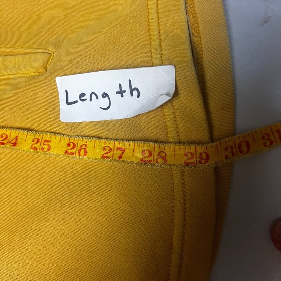 Avec Les Filles Mustard Yellow Shirt Jacket Shacket‎ Button Front Pockets Size M - Picture 7 of 8